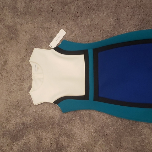 Calvin Klein color block dress - Picture 4 of 7